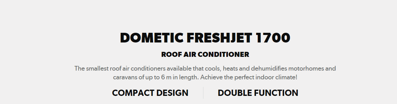 Dometic Freshjet 1700 introduction